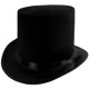 thumbnail image 1 of Sombreros de fiesta divertidos de fieltro victoriano negro para hombre, 1 of 6