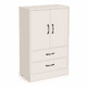 thumbnail image 5 of Mueble Organizador Nórdico Blanco con 2 Puertas y 2 Cajones para Baño Dormitorio y Living 56x30x81cm, 5 of 6