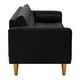thumbnail image 5 of Sofa Retro 3c Felpa 04 Negro, 5 of 6