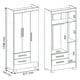 thumbnail image 3 of Closet Infantil 3 Puertas Rosado, 3 of 3