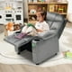 thumbnail image 3 of Sillón reclinable para niños COSTWAY, más grande y ajustable, color gris, 3 of 3