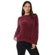 thumbnail image 1 of Sweater Mujer Chenille Burdeo Corona, 1 of 5