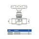 thumbnail image 2 of Llave Paso So 1/2 BZ, 2 of 2