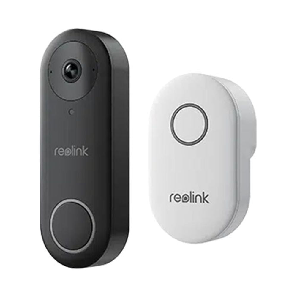 Reolink - Timbre Inalámbrico Wi Fi Con Video Cámara Hd 5mp Detección De Personas Funciona C/ Nvr
