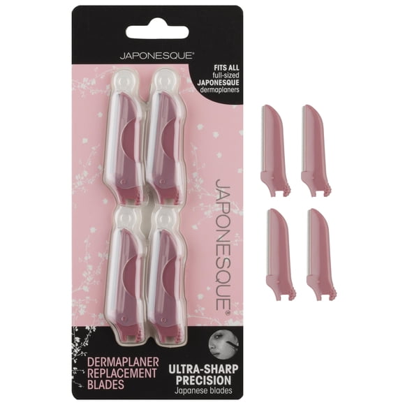 Cuchillas de Repuesto JAPONESQUE para Dermaplaning Paquete de 4