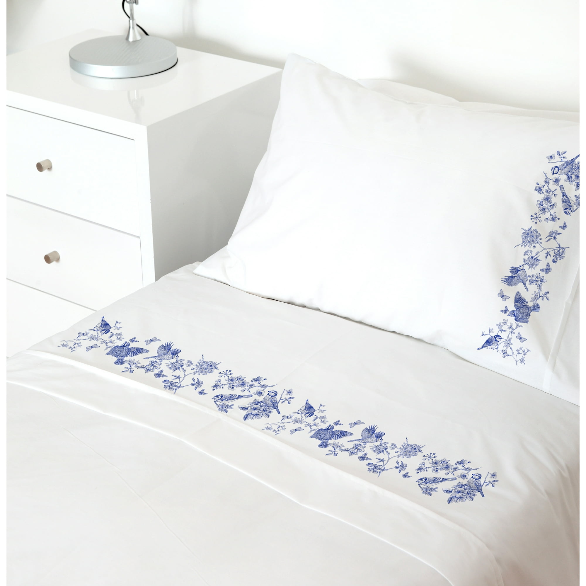 Tuyo Print - Juego De Sábanas 1 Pl Porcelana
