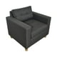 thumbnail image 2 of Poltrona Suecia Lino Gris Oscuro, 2 of 3