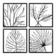 thumbnail image 3 of 4x Hoja Metal Arte Decoración De Pared Hierro Decoración De Pared Para Oficina Dormitorio Cocina, 3 of 5