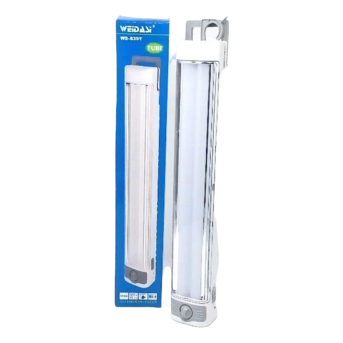 Max - Lámpara Multiuso Luz Led Emergencia Doble Tubo