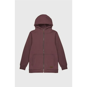 Polerón Zipper Classic Burdeo Hombre Falcone