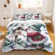 thumbnail image 1 of Christmas Snowman Cartoon Printed Polyester Duvet Cover Pillow Set Duvet Cover King Size Bedding Set Holiday Children GiftsBed Sheets, 1 of 5