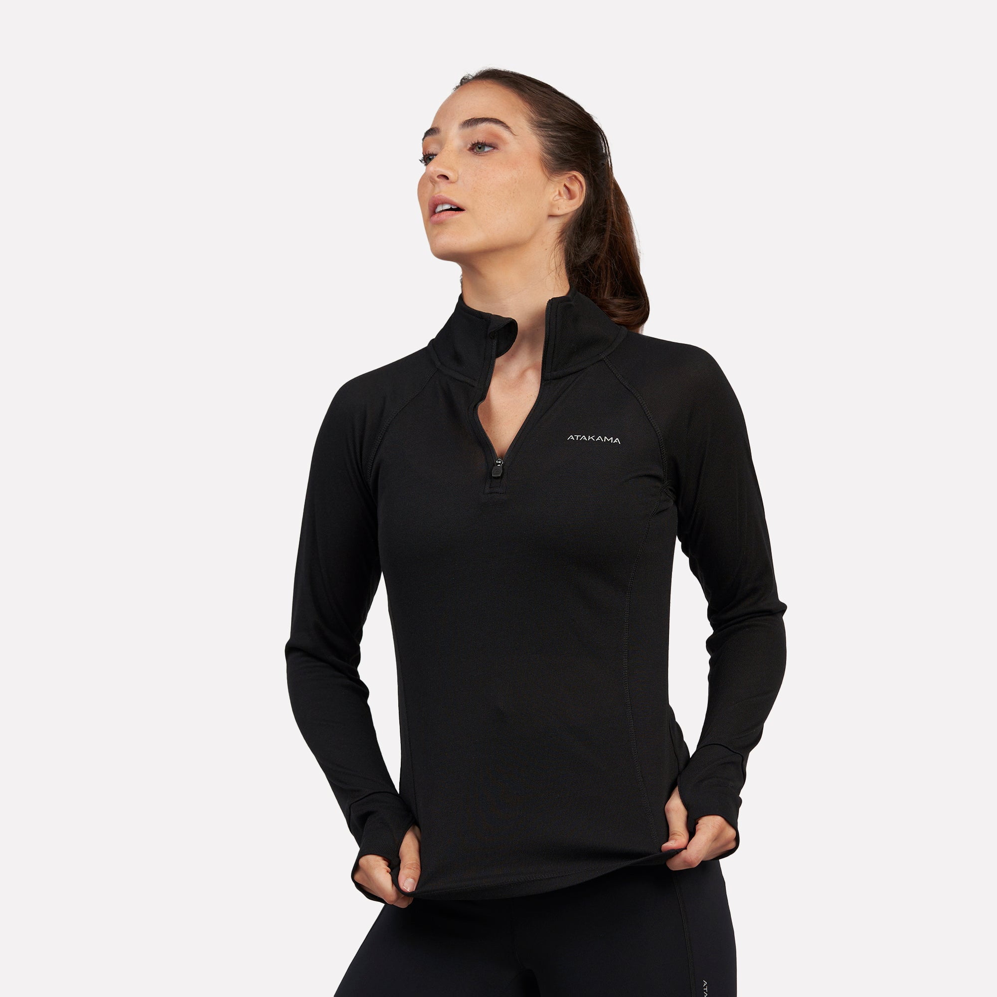 Primera Capa Mujer Ventofit Negra Atakama Outdoor