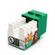 thumbnail image 3 of Conector Keystone Beszin Cat.5E RJ45 Pack de 10 Verde, 3 of 4