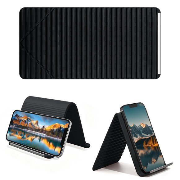 Soporte para Teléfono AltaMoment Plegable de Silicona Negro 100 g