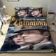 thumbnail image 1 of Barrio Chino Conjunto de sábanas temático, trío de piezas, cómodo y amigable con la piel, diseño único, regalo de decoración para el hogar para familiares, amigos y fans,173cm *218cm, 1 of 6