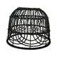 thumbnail image 3 of Pantalla de Lámpara de Ratán Lámpara de Naturaleza Creativa Decoración Droplight Pantalla Tejida Pantalla de Lámpara Cubierta de Luz Colgante de Mimbr Negro, 3 of 5