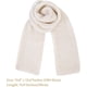 thumbnail image 4 of Bufanda gruesa de punto trenzado para hombre y mujer, cálida y larga, de invierno, LT01, 4 of 6