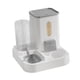 thumbnail image 4 of Alimentador de alimentos y dispensador de agua, dispensador automático de comida para gatos de interior, comedero para cachorros y plato para mascotas Gris, 4 of 5