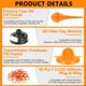 thumbnail image 3 of Kit de Embudos AKDIYLQ para Cambio de Aceite Harley - Set de 8 piezas, 3 of 7