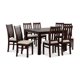 thumbnail image 1 of Comedor Ñuble Cuadrado 120X120 Cm Con 8 Sillas Chocolate-Beige, 1 of 13