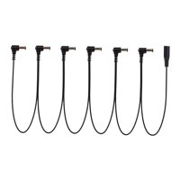 Magideal - Cable De Alimentación En Cadena, Cable De Pedal De Efectos De Guitarra Eléctrica, Cable De Conexión De Bajo, Cable De Alimentación Del Sistema De Alta 6 Vías