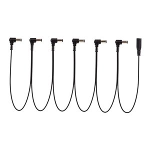 Magideal - Cable De Alimentación En Cadena, Cable De Pedal De Efectos De Guitarra Eléctrica, Cable De Conexión De Bajo, Cable De Alimentación Del Sistema De Alta 6 Vías