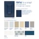 thumbnail image 3 of Placa de pared Leviton Renu de tres elementos, sin tornillos, a presión, color azul marino intenso, 3 of 3