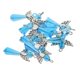 thumbnail image 4 of 12 piezas de aleación de ala de ángel encantos de acrílico colgante resultados de la joyería azul, 4 of 5