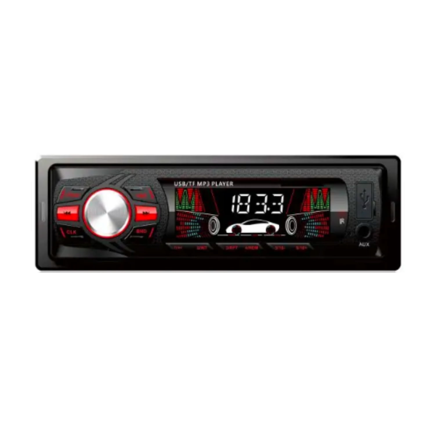 Importclick - Reproductor Música Mp3 Fm Bluetooth Automóvil Control Remoto