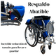 thumbnail image 4 of Silla de Ruedas Aluminio Ultra Liviano Aro 20-Azul, 4 of 8