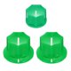 thumbnail image 1 of Juego de Botones para Pedal de Efecto, 5/8" 13/32" Botones de Guitarra Eléctrica de Plástico y Latón, Verde, 1 of 7