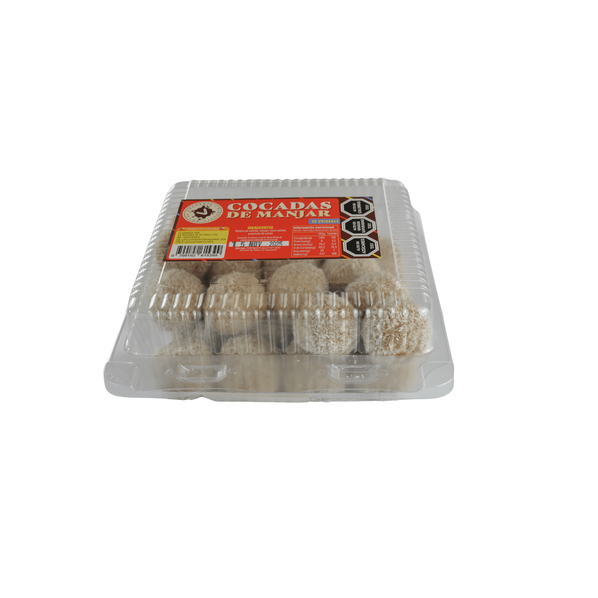 La Dulcería De Victoria - Cocadas Con Manjar