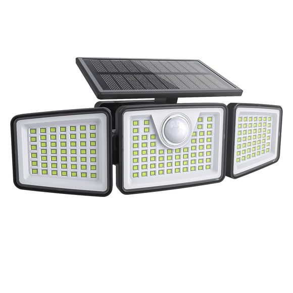 Luces solares daphino 2500LM para exteriores con sensor de movimiento IP65