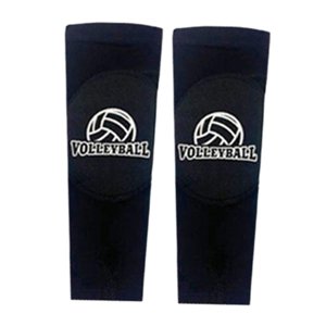 Magideal - 2 Piezas De Guantes De Manga De Voleibol Para Brazo, Protectores Deportivos Para Brazo, Guantes De Entrenamiento De Compresión Para Antebrazo, Para Vi Negro