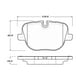 thumbnail image 2 of Pastillas Freno para auto Land Rover Range Rover 2002-2012 Trasero, 2 of 4