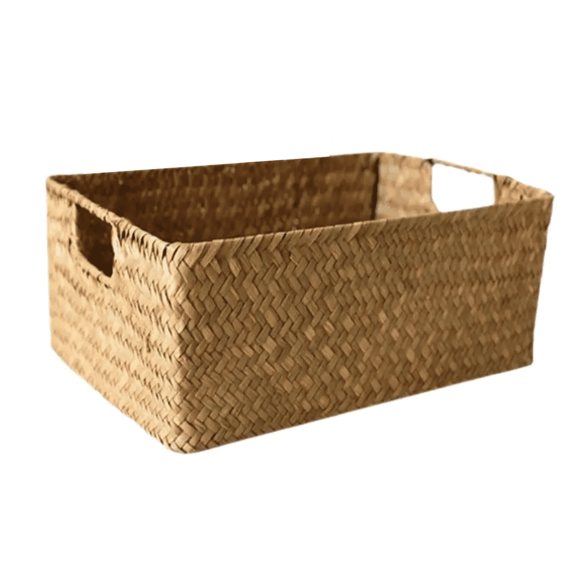Cesta Organizadora Belug Mimbre Almacenamiento Decoracion 30x20x10 Beige Mimbre