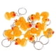 thumbnail image 1 of 12 Piezas Simulación Lindo Pato Amarillo Muñeca Figuras Llavero Llavero Colgante, 1 of 3