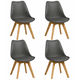 thumbnail image 1 of Pack 4 Sillas Eames Acolchada Gris, 1 of 6