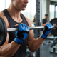 thumbnail image 3 of Guantes De Gimnasio Para Pesas Durabody Platinum Toro Talla M Color Blue, 3 of 6