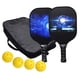 thumbnail image 5 of Juego De 2 Paletas Profesionales De Pickleball 4 Bolas Y Bolsa De Almacenamiento Para Jugador, 5 of 5