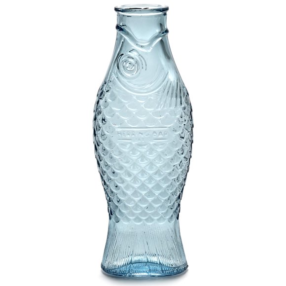 Jarra Serax Fish & Fish 850 ml Transparente Azul Claro
