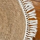 thumbnail image 3 of Alfombra Yute Fibra Natural Redonda Decoración 80cm Jhn, 3 of 3