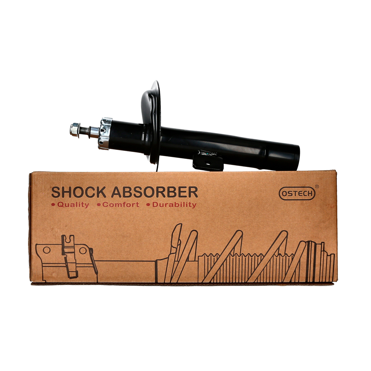 Ostech - Juego De 4 Amortiguadores Dongfeng H30 2013-2017