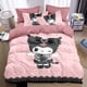 thumbnail image 1 of My Melody Duvet Cover Pillowcase,Kawaii Sanrio Kuromi Bedding Set,Cute Beauty Cartoon Animation Home Dormitory Room Decor Bed Sheets, 1 of 5