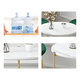 thumbnail image 2 of Mesa Centro Mesa Auxiliar Decorativa Mesa Madera 2 Niveles, 2 of 3