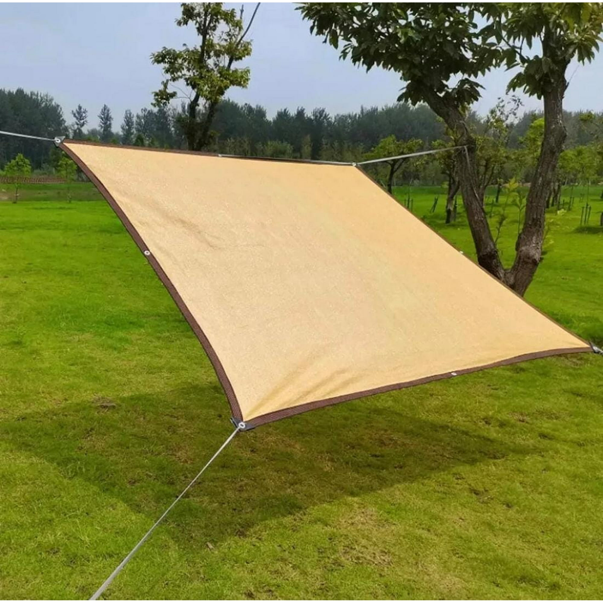 Genérico - Toldo Malla Cuadrado 4x10 Mt Sombra Terraza Jardin