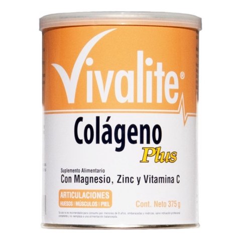 Vivalite Colágeno Plus Polvo 375G Sabor Natural