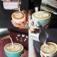 thumbnail image 4 of Jarra de leche, jarra de leche, jarra de leche de acero inoxidable, espumador de leche para capuchino y café con leche, color plata, 4 of 6