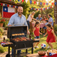 thumbnail image 4 of Parrilla Portatil Carbon Parrillera Asador Grill Aireador Negro, 4 of 8