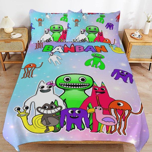 Garden Of Banban Bedding Set Duvet Cover Comfortable and Lightweight Cartoon Bedding 3 Piece Bed Set